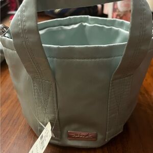 Pink bucket crossbody purse small for little girls